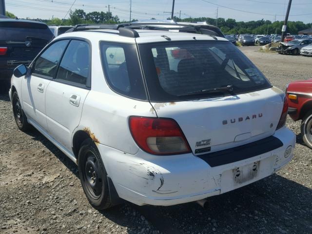 JF1GG65572H803688 - 2002 SUBARU IMPREZA TS WHITE photo 3