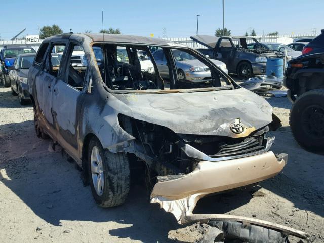 5TDKK3DC9ES494078 - 2014 TOYOTA SIENNA LE BURN photo 1