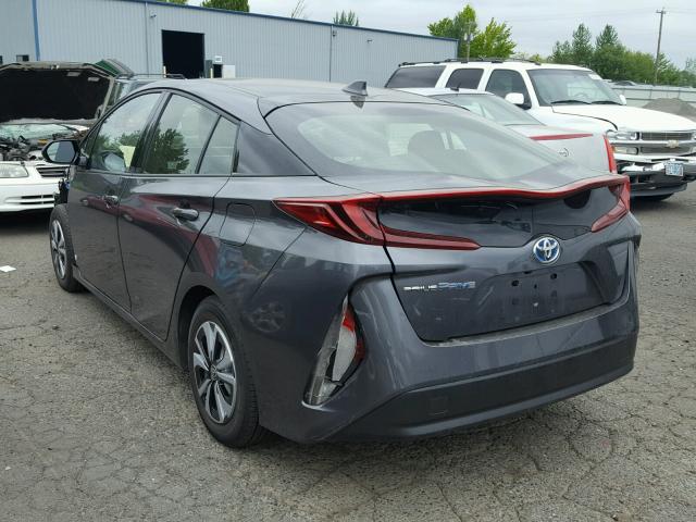 JTDKARFP1H3026390 - 2017 TOYOTA PRIUS PRIM 灰色 照片 3