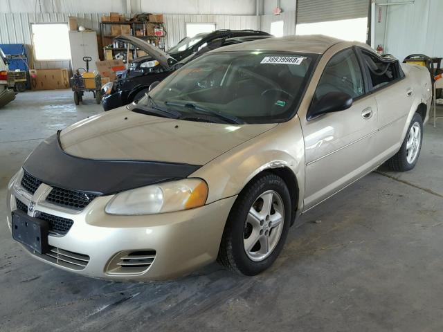 1B3EL46X46N175177 - 2006 DODGE STRATUS SX GOLD photo 2