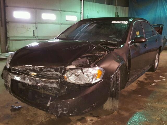 2G1WT57K991205400 - 2009 CHEVROLET IMPALA GRAY photo 2