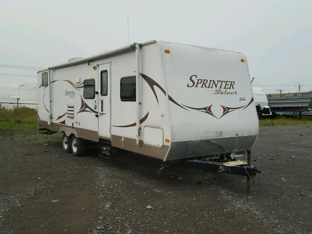 4YDT29B2X91533021 - 2009 KEYSTONE SPRINTER WHITE photo 1