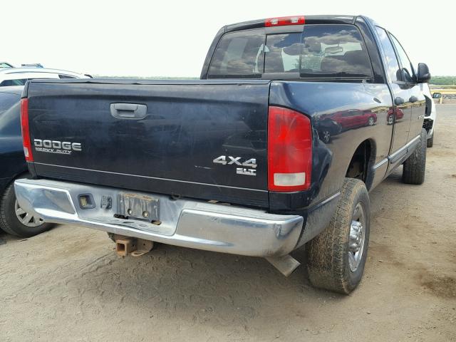 3D7KU28C94G245829 - 2004 DODGE RAM 2500 S BLACK photo 4