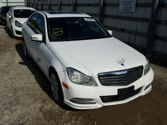 WDDGF4HB0ER306604 - 2014 MERCEDES-BENZ C250 WHITE photo 1