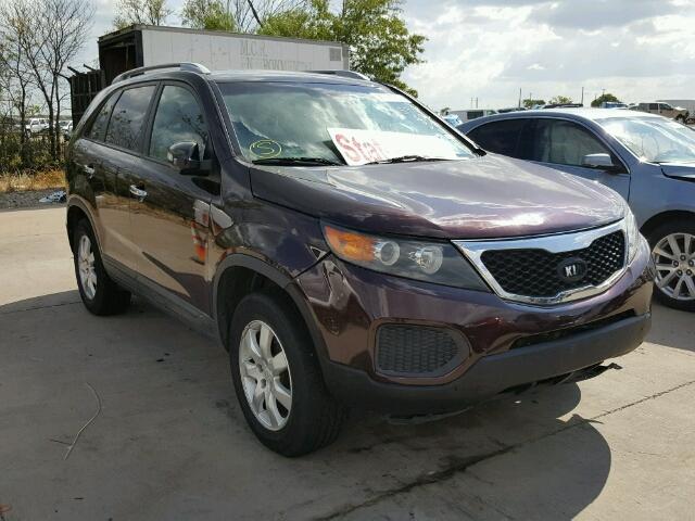 5XYKT4A29BG135210 - 2011 KIA SORENTO BA PURPLE photo 1