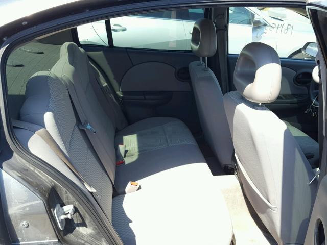 1G8AZ55F16Z194105 - 2006 SATURN ION LEVEL GRAY photo 6