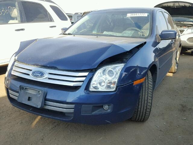 3FAFP071X6R234116 - 2006 FORD FUSION BLUE photo 2