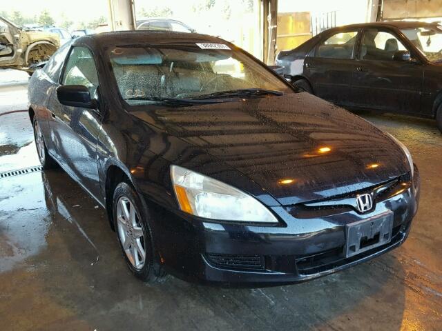 1HGCM82713A032689 - 2003 HONDA ACCORD EX BLACK photo 1