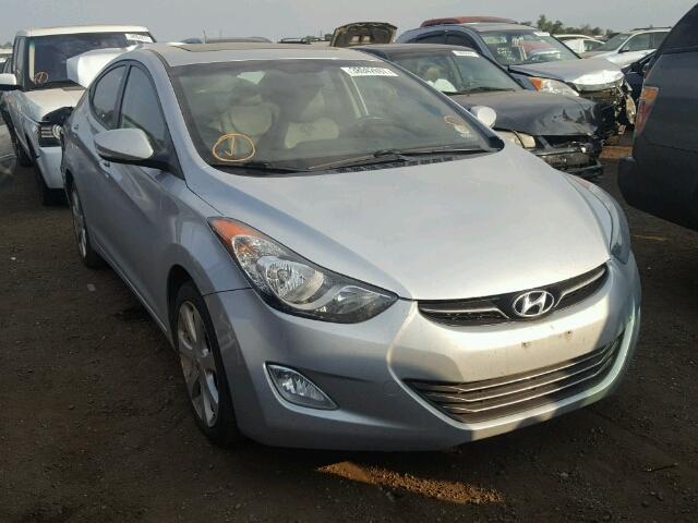 5NPDH4AE0CH082542 - 2012 HYUNDAI ELANTRA SILVER photo 1