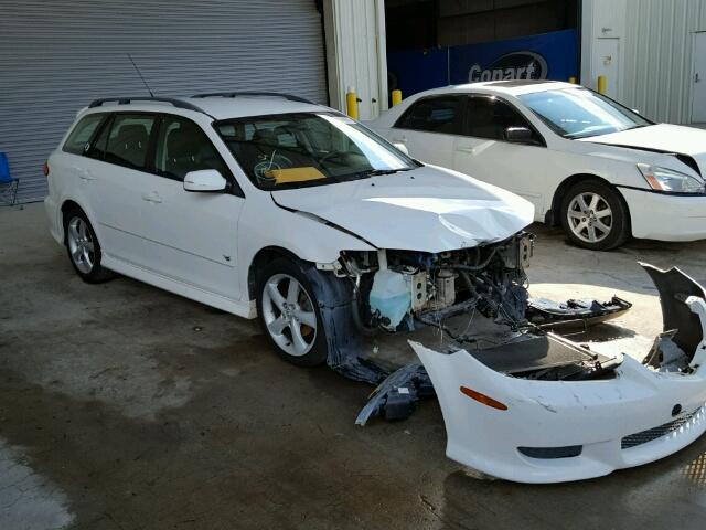 1YVFP82D845N84588 - 2004 MAZDA 6 S WHITE photo 1