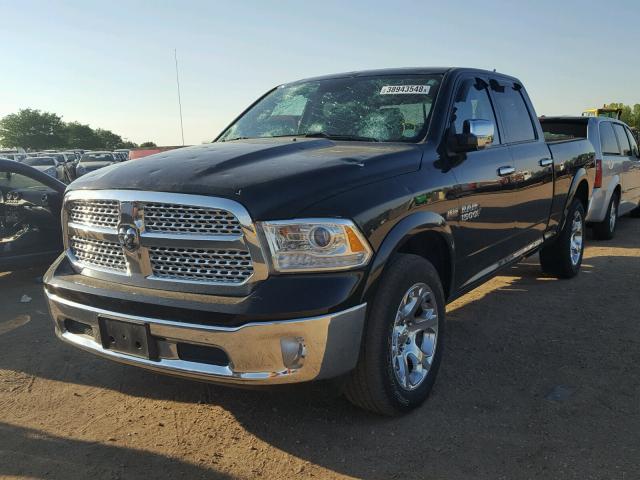 1C6RR7VT2HS722117 - 2017 RAM 1500 LARAM BLACK photo 2