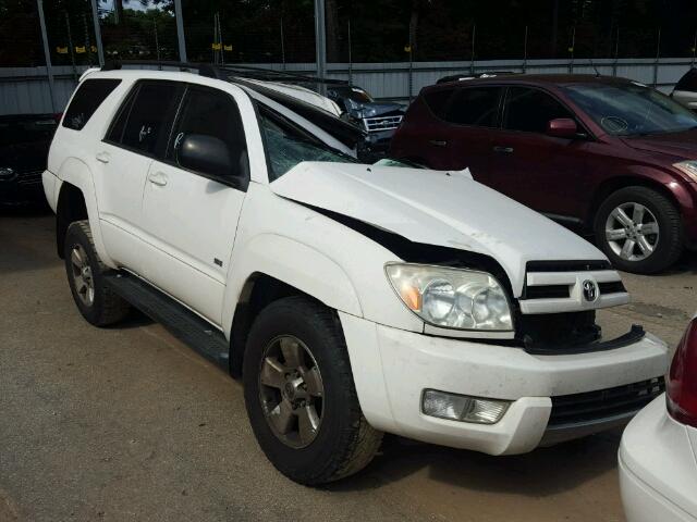 JTEZU14R040034967 - 2004 TOYOTA 4RUNNER SR WHITE photo 1