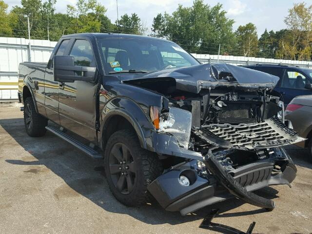 1FTFX1ET2CFA96097 - 2012 FORD F150 BLACK photo 1