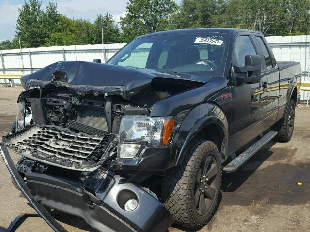 1FTFX1ET2CFA96097 - 2012 FORD F150 BLACK photo 2