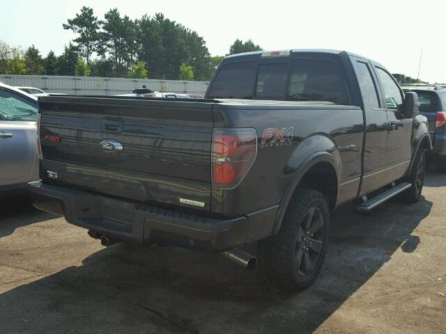 1FTFX1ET2CFA96097 - 2012 FORD F150 BLACK photo 4