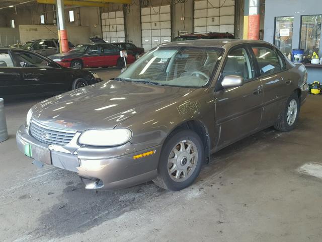1G1NE52M9X6215588 - 1999 CHEVROLET MALIBU LS BROWN photo 2