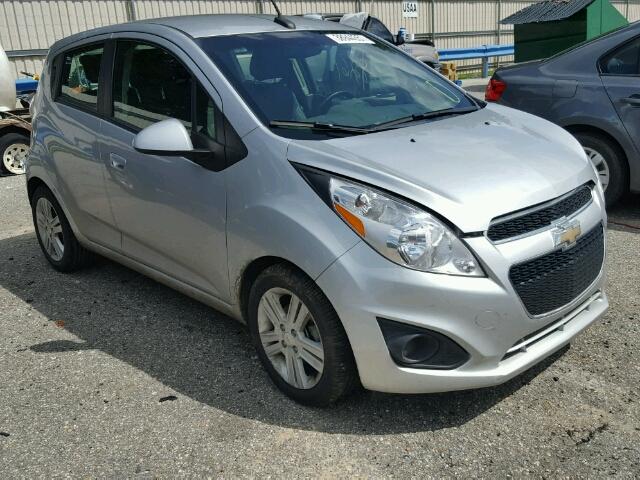 KL8CD6S90EC531567 - 2014 CHEVROLET SPARK 1LT SILVER photo 1