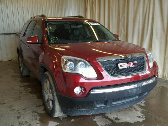 1GKLVMED7AJ116779 - 2010 GMC ACADIA SLT წითელი ფოტო 1