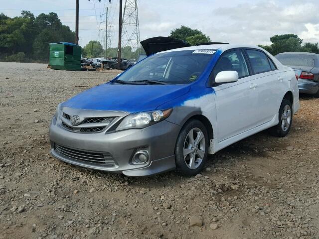 5YFBU4EE8DP177268 - 2013 TOYOTA COROLLA BA WHITE photo 2