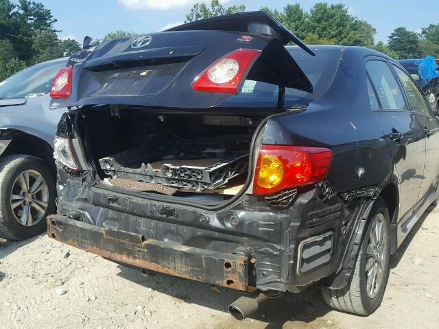 2T1BU40EX9C074173 - 2009 TOYOTA COROLLA BA BLACK photo 9