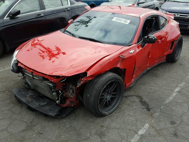 JF1ZNAA10G9703969 - 2016 TOYOTA SCION FR-S RED photo 2