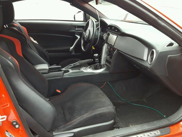 JF1ZNAA10G9703969 - 2016 TOYOTA SCION FR-S RED photo 5