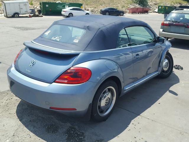 3VW507ATXGM812904 - 2016 VOLKSWAGEN BEETLE S/S 蓝色 照片 4