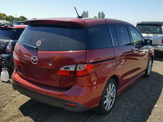 JM1CW2DL1F0189293 - 2015 MAZDA 5 GRAND TO MAROON photo 4