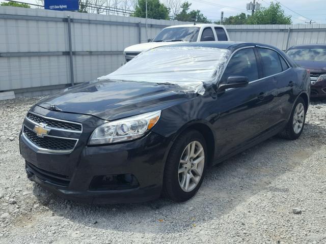 1G11D5SR5DF292144 - 2013 CHEVROLET MALIBU 1LT BLACK photo 2