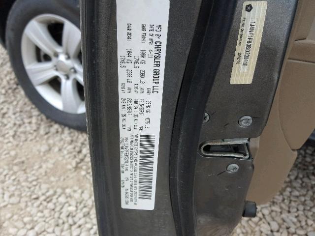 1J4NF1FB3BD230110 - 2011 JEEP COMPASS SP GRAY photo 10