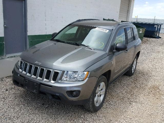 1J4NF1FB3BD230110 - 2011 JEEP COMPASS SP GRAY photo 2