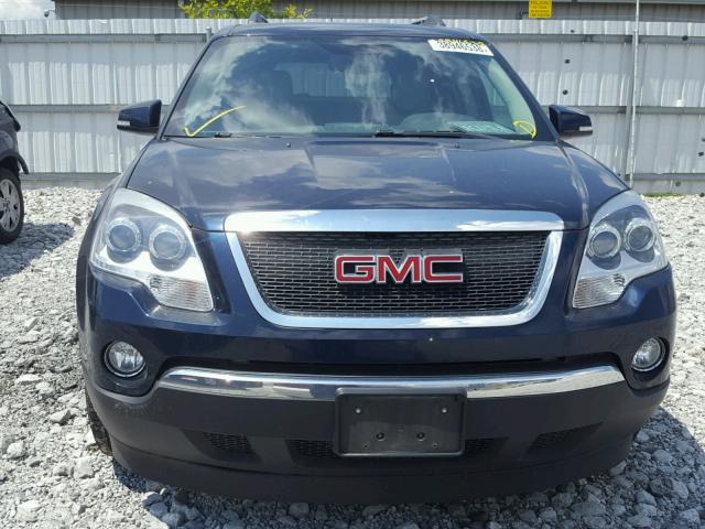 1GKKRREDXBJ166252 - 2011 GMC ACADIA SLT ლურჯი ფოტო 9