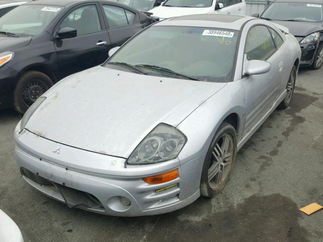 4A3AC74H93E026928 - 2003 MITSUBISHI ECLIPSE GT SILVER photo 2