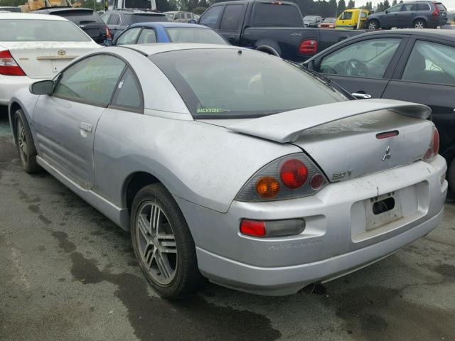 4A3AC74H93E026928 - 2003 MITSUBISHI ECLIPSE GT SILVER photo 3