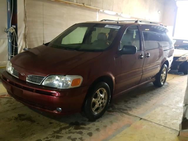 1GHDX03E82D155521 - 2002 OLDSMOBILE SILHOUETTE MAROON photo 2