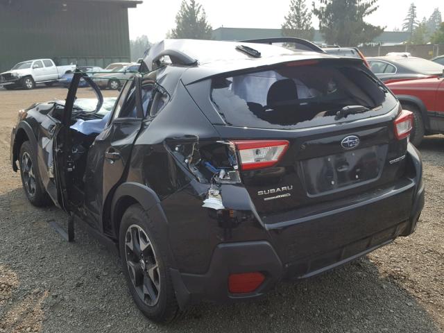 JF2GTABC4JH296342 - 2018 SUBARU CROSSTREK BLACK photo 3