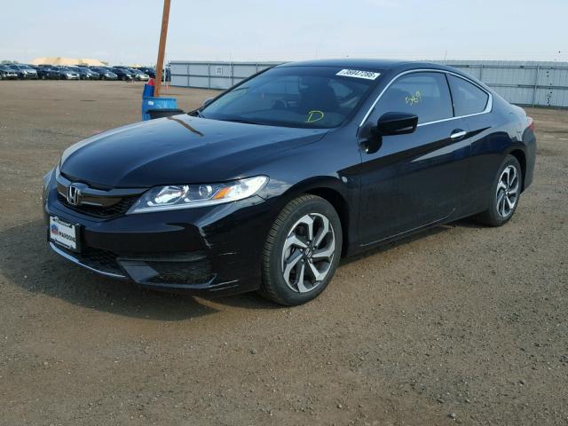 1HGCT1A37HA009353 - 2017 HONDA ACCORD LX- BLACK photo 2