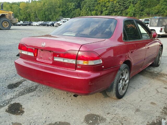 JHMCG65851C020740 - 2001 HONDA ACCORD EX 勃艮第红 照片 4