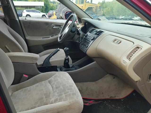 JHMCG65851C020740 - 2001 HONDA ACCORD EX 勃艮第红 照片 5