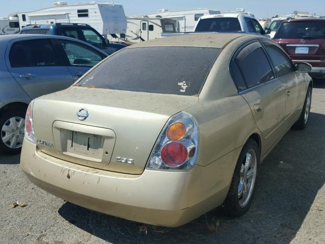 1N4AL11D42C227136 - 2002 NISSAN ALTIMA/S/S GOLD photo 4