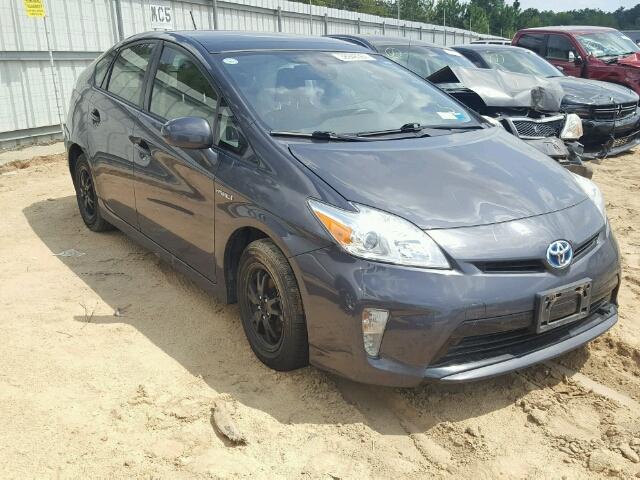 JTDKN3DU6C1528228 - 2012 TOYOTA PRIUS CHARCOAL photo 1