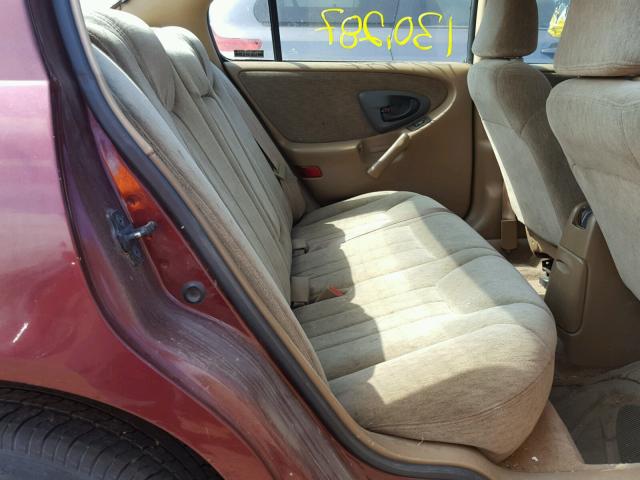 1G1NE52M9W6229201 - 1998 CHEVROLET MALIBU LS BURGUNDY photo 6
