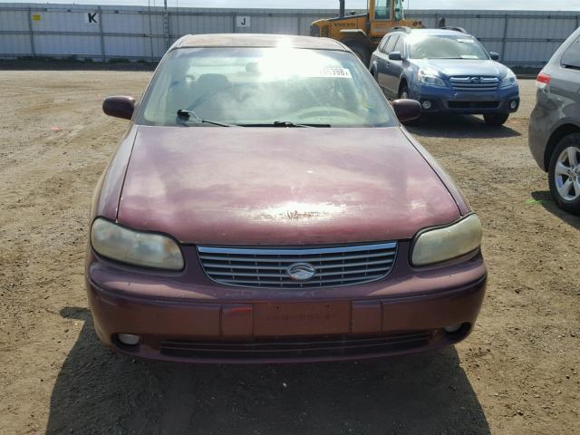 1G1NE52M9W6229201 - 1998 CHEVROLET MALIBU LS BURGUNDY photo 9
