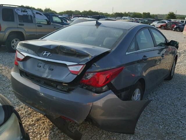 5NPEB4AC4BH054973 - 2011 HYUNDAI SONATA GLS SILVER photo 4