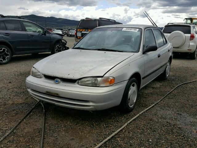 1Y1SK52811Z409748 - 2001 CHEVROLET GEO PRIZM SILVER photo 2