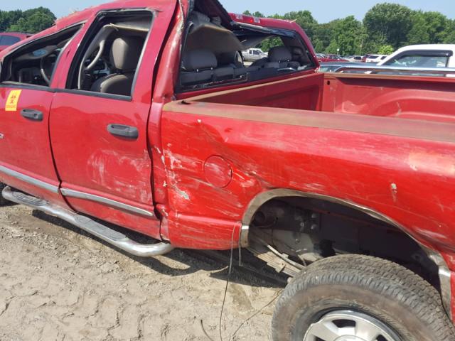 3D7KU28C64G244220 - 2004 DODGE RAM 2500 S RED photo 10
