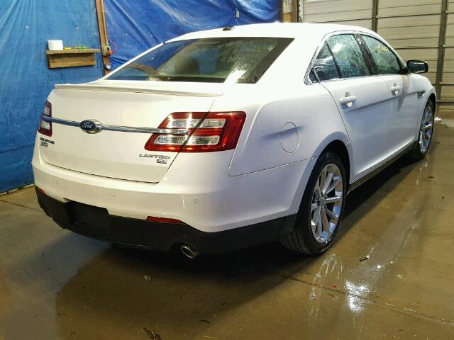 1FAHP2J80DG159277 - 2013 FORD TAURUS LIM WHITE photo 4