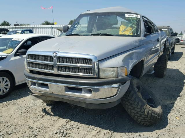 3B7HF13Z71G218015 - 2001 DODGE RAM 1500 SILVER photo 2