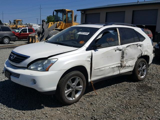 JTJHW31U360006286 - 2006 LEXUS RX 400 WHITE photo 2