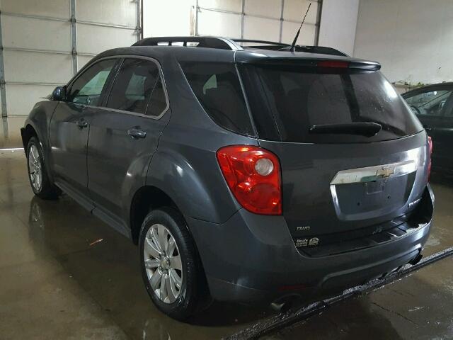 2CNFLNEY7A6297169 - 2010 CHEVROLET EQUINOX LT GRAY photo 3